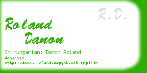 roland danon business card